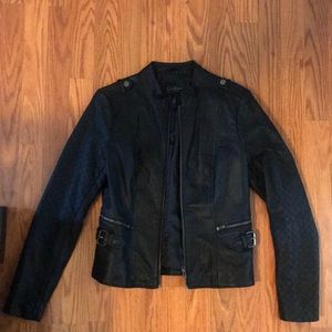 Jessica Simpson moto jacket